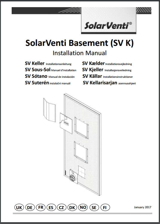 Manual för takmontering av solarventi luftsolfangare